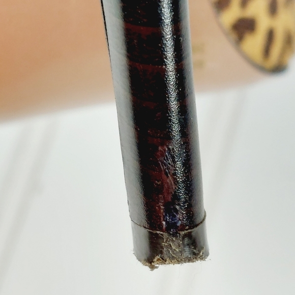 BCBGeneration  Parade2 Leopard Print  Leather Platform Heels C106 - Picture 13 of 13